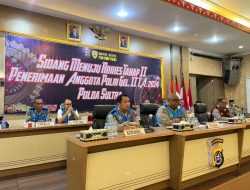 Polda Sultra Gelar Sidang Kelulusan Bintara dan Tamtama Menuju Rikkes II