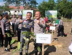 Peringati Hari Bhayangkara ke-78, Polda Sultra dan Polres Jajaran Tanam Pohon Serentak