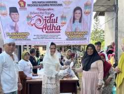 Bacabup Dessy Indah Rachmat Salurkan 39 Ekor Hewan Kurban di Konawe