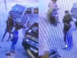 Banner Parkir Gratis Toko Ritel di Kendari Dirusak OTK