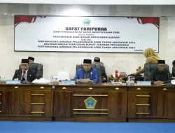 DPRD Kolut Gelar Paripurna Penyerahan Ranperda Pertanggungjawaban APBD Tahun 2023