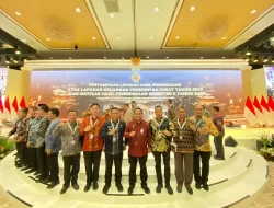 Pj Gubernur Sultra Hadiri Penyampaian Laporan Hasil Pemeriksaan LKPP 2023