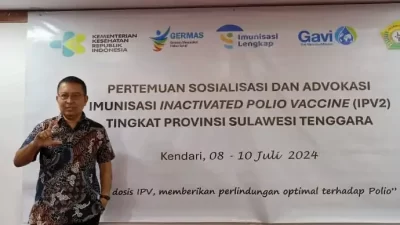 Cegah Polio, Dinkes Baubau Ajak Warga Sukseskan Pekan Imunisasi Nasional
