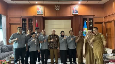 Sekda Sultra Terima Kunjungan Direktur Kerjasama Direktorat Jenderal HAM