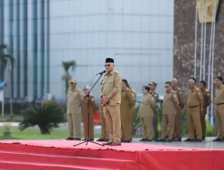 Apel Gabungan Pemprov Sultra, Sekda Sampaikan Enam Poin Penting Ini