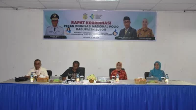 Pemkab Buton Bahas Persiapan Pelaksanaan PIN Polio