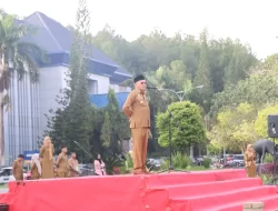 Apel Gabungan Pemprov Sultra, Sekda Sampaikan 3 Hal Penting Ini