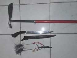 Polisi Tangkap 2 Remaja Hendak Tawuran di Kendari, Sita Sajam dan Busur