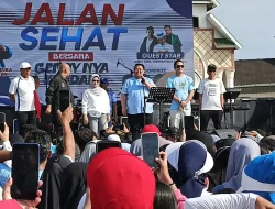 Nirna Lachmuddin Ikut Meriahkan Jalan Santai Bareng Gemoynya Kendari