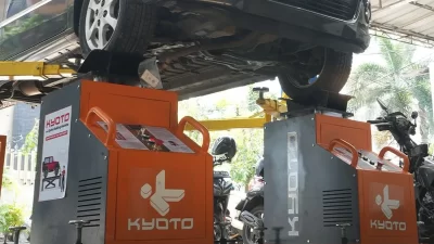 Bengkel Kaki-kaki Mobil Kyoto Shaking Machine Segera Hadir di Kendari