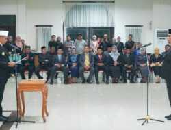 Pj Wali Kota Lantik Amrin Abdulah Jadi Inspektur Kota Baubau