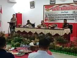 Rakor Kesiapan Operasi Mantap Praja Anoa 2024 Jelang Pilkada