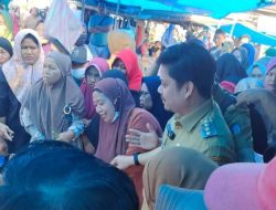 Bupati Koltim Pantau Ketersediaan Pangan dan Kelayakan Pasar Gunung Jaya