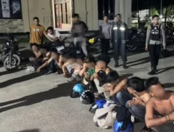 Belasan Pemuda Hendak Tawuran Ditangkap di Kendari, Sejumlah Sajam Diamankan