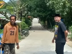 Sudirman Realisasikan Harapan Warga Punggolaka Lewat Program Jalan Rabat Beton