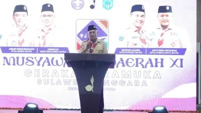 Terpilih Jadi Ketua Kwarda Sultra, Asrun Lio Siap Laksanakan Pesan Pj Gubernur