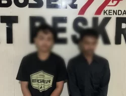 2 Pelaku Pencurian Kotak Amal dan TV Masjid di Kendari Diringkus Polisi