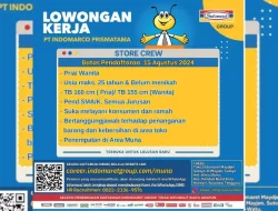PT Indomarco Prismatama Buka Rekrutmen Posisi Store Crew, Penempatan Area Muna