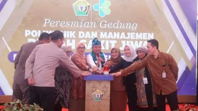 Resmikan Gedung Manajemen-Poliklinik RSJ Sultra, Pj Gubernur Pesan Hal Ini