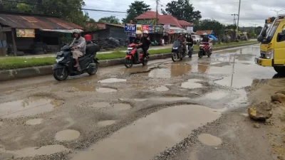 Keterbatasan Anggaran Jadi Kendala Pembenahan Jalan Brigjen Katamso Baruga