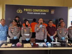 Satresnarkoba Polres Konut Ungkap Peredaran Narkotika, 4 Pengedar Ditangkap