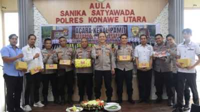 Kasat Lantas dan Kasi Propam Polres Konut Berganti