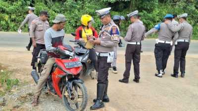 Hari ke-5 Operasi Patuh Anoa 2024, Polres Konut Tindak Berbagai Pelanggaran