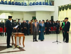 Lantik Pj Sekda Kota Baubau, Rasman Manafi Sampaikan Harapan
