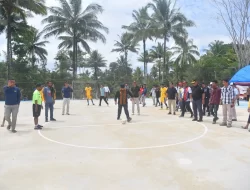 Pj Bupati Buton Resmikan Lapangan Desa Bukit Asri Kapontori