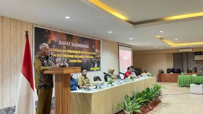 Buka Rakor Pengendalian Karhutla, Sekda Sultra Sampaikan Instruksi Penting