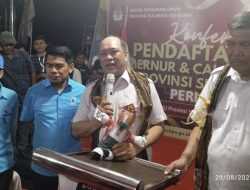 PBB-Gelora Antar Ruksamin-LM Sjafei Kahar Daftar ke KPU Sultra