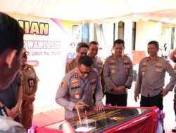 Resmikan Rumah Dinas Polsek Waworete, Kapolda Sultra: Pembangunan Polres Konkep Sudah Diajukan ke Kapolri