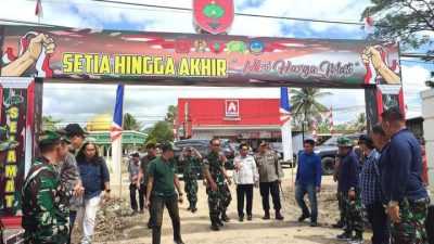 Tim Wasev Kunjungi TMMD ke-121 di Atula Koltim