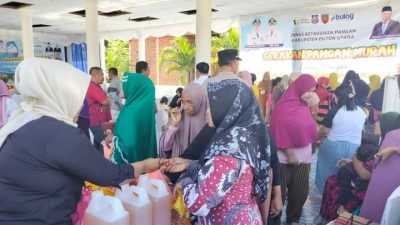 Dinas Ketahanan Pangan Butur Helat GPM di Kelurahan Bonegunu