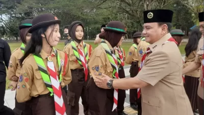 Apel Besar Hari Pramuka ke-63, Andap: Pramuka Berkontribusi Wujudkan Indonesia Emas 2045