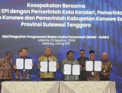 Pj Wali Kota Kendari Teken Kesepakatan Bersama dengan PT PLN EPI