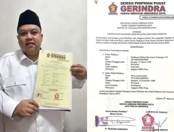 Yudhi-Nirna Terima Model B1-KWK Partai Gerindra untuk Pilwali Kendari 2024