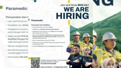 PT GSI Buka Rekrutmen Posisi Paramedic, Simak Persyaratannya!