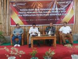 Sosialisasi Pendidikan Pemilih, La Ode Taalami Minta Masyarakat Tak Terpengaruh Politik Identitas