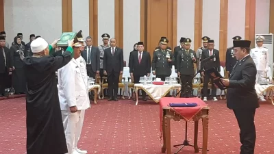 Pj Gubernur Sultra Lantik Pj Bupati Konawe dan Kolaka