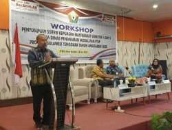 Workshop Survei Kepuasan Masyarakat DPMPTSP Sultra untuk Peningkatan Kualitas Layanan Publik