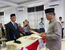 Pj Bupati Kolut Serahkan SK Plt Direktur Perusahaan Daerah Suawindu