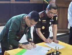 Kejati Sultra dan BPJS Ketenagakerjaan Sulawesi Maluku Tandatangani MoU Penanganan Hukum PTUN