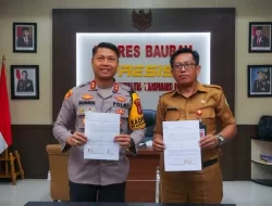 Polres Baubau dan Disdukcapil Teken MoU Penggunaan e-SKTLK
