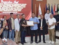 KPU Sultra Terima Hasil Pemeriksaan Kesehatan Empat Bapaslon Pilgub 2024