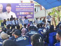 117 Tim Pemenangan Siska-Sudirman di Kecamatan Kendari Dikukuhkan