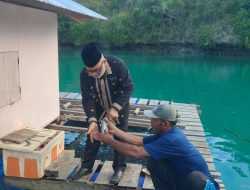 Gunakan Dana Desa, Pemdes Lohia Bangun Keramba Jaring Apung di Danau Napabale