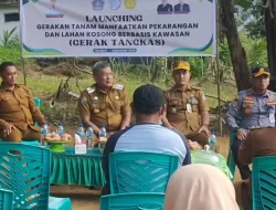 Launching Program Gerak Tangkas, Masyarakat Diajak Manfaatkan Lahan Kosong