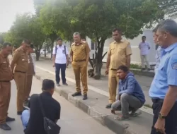 Pembenahan Pedestrian Kawasan Eks MTQ Kendari Mulai Dikerjakan