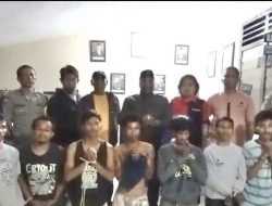 7 Pelaku Pencurian Fasilitas Gerbang Jalan Wisata Kendari-Toronipa Ditangkap